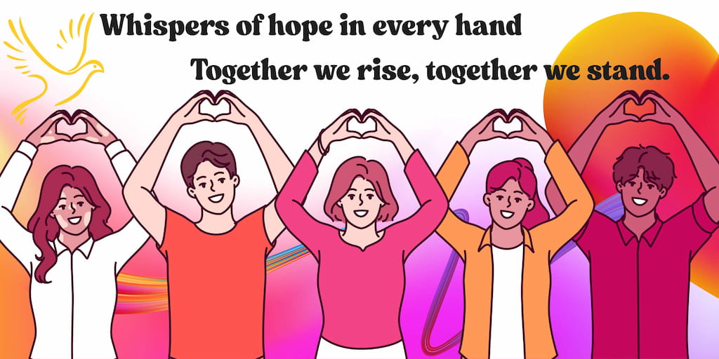 Charity banner