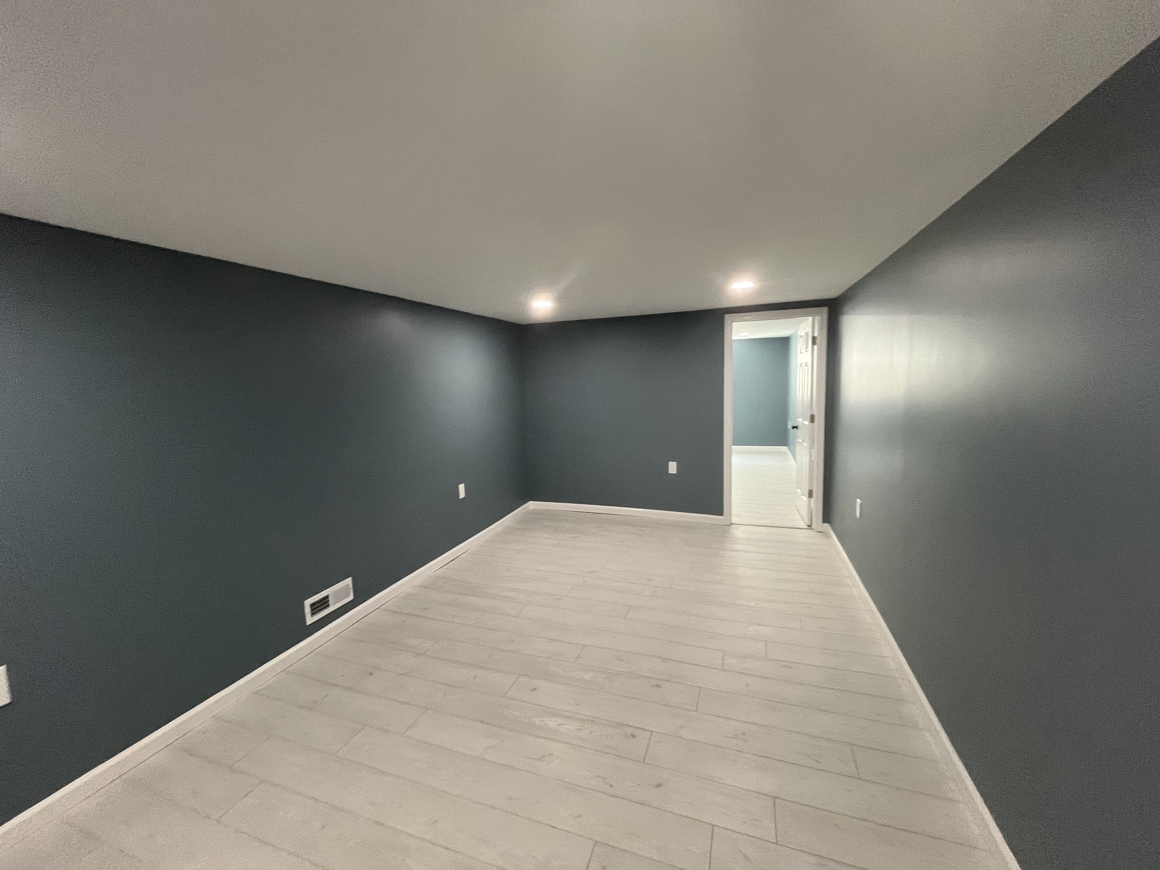 Guest suite with egress window and ensuite bath